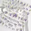 La Mã Wisteria Hoa Tím Nổi Làm Móng Tay Miếng Dán Thanh Lịch Tươi Nơ Chống Thấm Nước Lãng Mạn Trang Trí Móng Tay