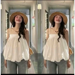 ÁO BÍ 2 DÂY DÁNG RỘNG DỄ THƯƠNG đi chơi, đi cf sống ảo, du lịch….Nữ