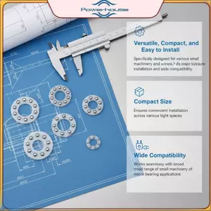Bộ vòng bi lực đẩy bóng thép 10 chiếc Hỗ trợ bằng nhựa Phụ kiện bền bỉ để nâng cấp gấp Bảo trì mở mượt mà.