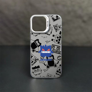 Dành cho iPhone 17 Pro Max 16 Pro / 15 14 13 12 11 XS Max "Gengar" "Squirtle" Vỏ điện thoại mờ cứng / iPhone 12 11 X Xr 7 8 SE Vỏ mềm chống sốc Vỏ iPhone