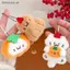 # HB # Hoạt Hình Dễ Thương Hồng Búp Bê Đậu Phộng Móc Khóa Kawaii Kitten Sang Trọng Treo Túi Trang Trí Trang Trí Mặt Dây Chuyền Phụ Kiện Quà Tặng.