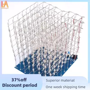 Bộ DIY 3D Led Cube Light 8x8x8 3D8 4.5-5.5V Bộ dự án hàn hình vuông LED Cube