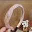 Nhập Khẩu Organza Phong Cách Chữ Thập Băng Đô Thoải Mái Không Dính Tóc Kẹp Ra Áp Lực Hàng Ngày Tóc Đầu Hang 0VPO