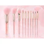 ZOREYA Blush Eyeshadow Brush Set Crystal Pink Makeup Brush Foundation Brush Makeup Tool