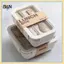 Hộp cơm trưa cho trẻ em B & N Ống hút lúa mì Không chứa BPA Lò vi sóng an toàn Thân thiện với môi trường cho trường mẫu giáo hoặc bữa ăn du lịch.