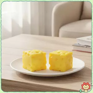 Chậm Phục Hồi Fidget Phô Mai Bóp Đồ Chơi 5cm Mềm Giảm Căng Thẳng Thông Hơi Bóng Dành Cho Người Lớn Thư Giãn Văn Phòng Mới Lạ Quà Tặng Nhỏ