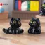 5 Cái / bộ Mèo Trang Trí Các Bức Tượng Nhỏ Nhựa Thu Nhỏ Mèo Con Dễ Thương Micro Phong Cảnh Thủ Công Đồ Trang Trí Nhỏ Trang Trí Máy Tính Để Bàn VN