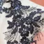 PYCOU Thêu Hoa Miếng Dán, Đầm Cưới Nhiều Màu Sắc Polyester Đính, Thiết Kế Hình Hoa Tinh Tế Thêu Đế Vải Mỏng Trang Trí Trang Trí Đầm Dạ Hội Mod