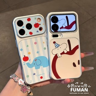 Ốp Điện Thoại Voi Hoạt Hình Dễ Thương Cho OPPO A98 A96 A80 A60 A79 A78 A77 A76 A58 A57 A56S A54S A95 A94 A92 A9 A74 A73 A72 5G 4G Ngôi Sao Chấm Bi Vỏ Mềm Bạc Chống Rơi