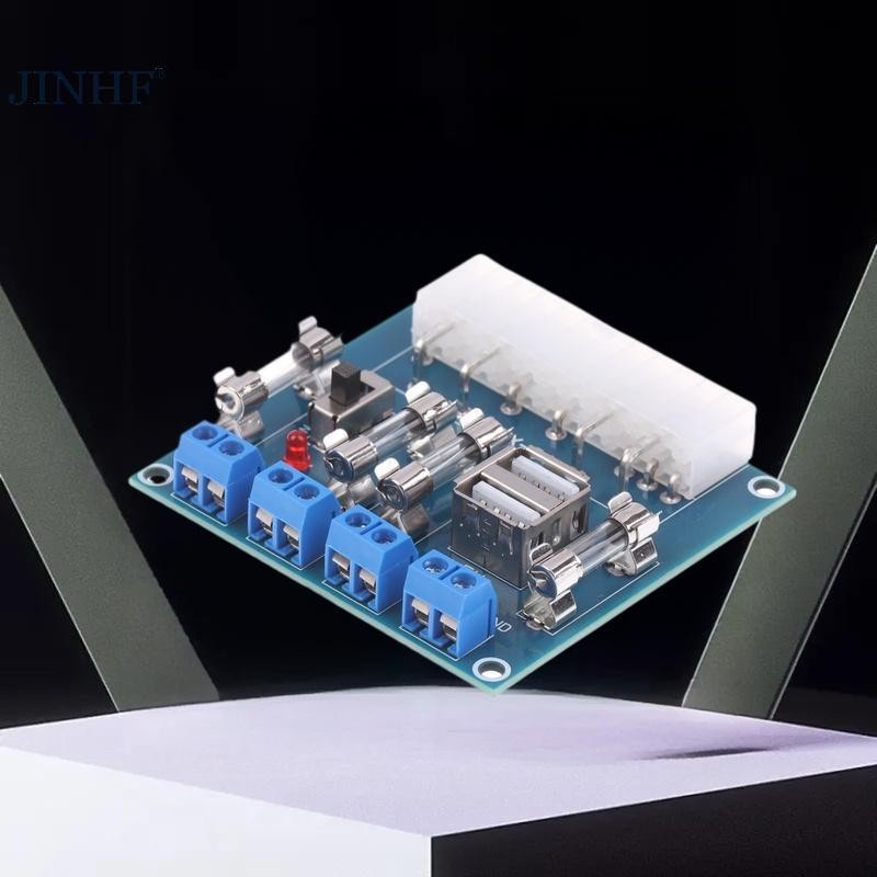 JINHF 1 Bộ Chuyển Đổi Nguồn Điện Cung Cấp Mô Đun Kiểm Tra Nguồn Điện Mạch Ổ Cắm Mô Đun HU-M28W Máy Tính Để Bàn Điện ATX Chuyển Ban HOT