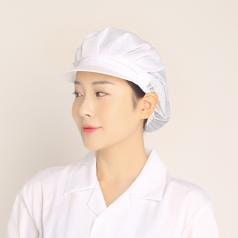 Nón vải lưới trùm tóc công nhân thực phẩm,Nón đầu bếp nón lưới trùm đầu cho Nam Nữ