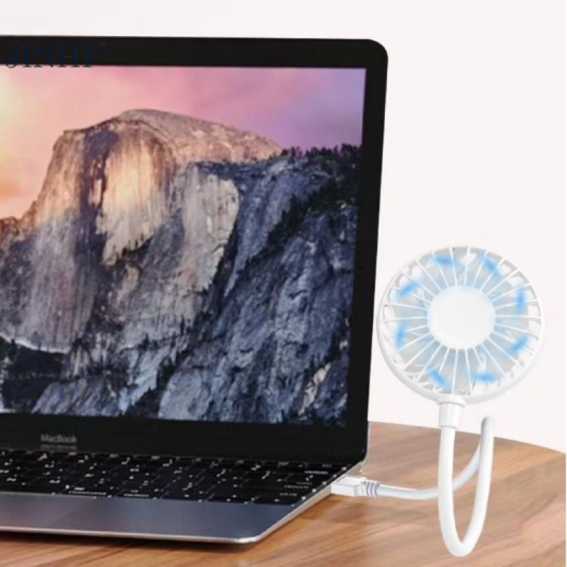 JINHF 1 Cái Im Lặng Làm Mát Không Dây Chơi Cắm Quạt Mùa Hè Dài USB Sạc Quạt Cầm Tay HOT