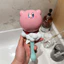 Lược Massage Kirby Air - Bàn chải tóc nhân vật Anime dễ thương (Lông di động & mềm)‌
