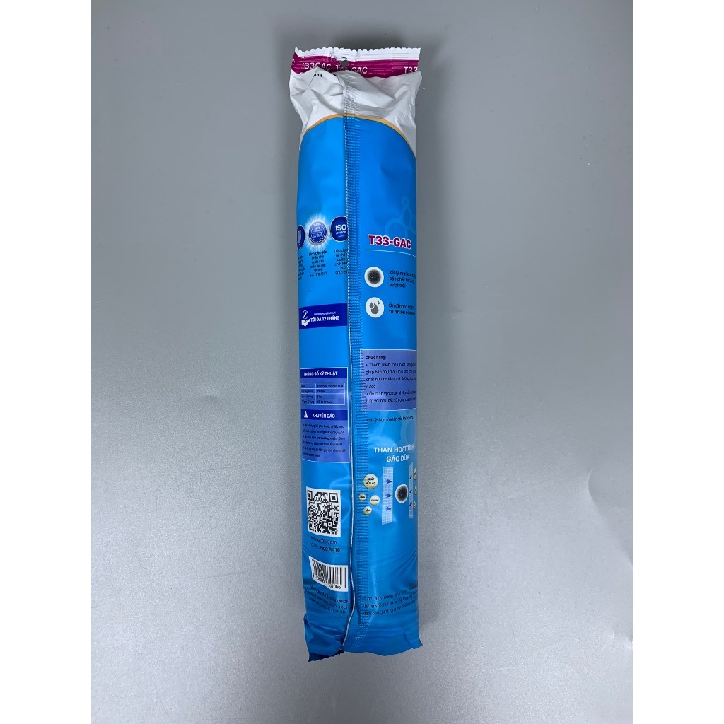 Combo 3 Lõi Chức Năng 568 Karofi Gồm T33-GAC, Mineral, Nano Silver Plus Dùng Cho Máy Lọc Nước RO