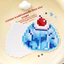 ENWEI 3 Cái [Bead Khảm 2.0 Series] Chất liệu Cherry Pudding Bơ Bánh mì nướng Chủ đề Món tráng miệng Phong cách dễ thương Album ảnh Nhật ký Người lập kế hoạch Trang trí Nhãn dán văn phòng phẩm