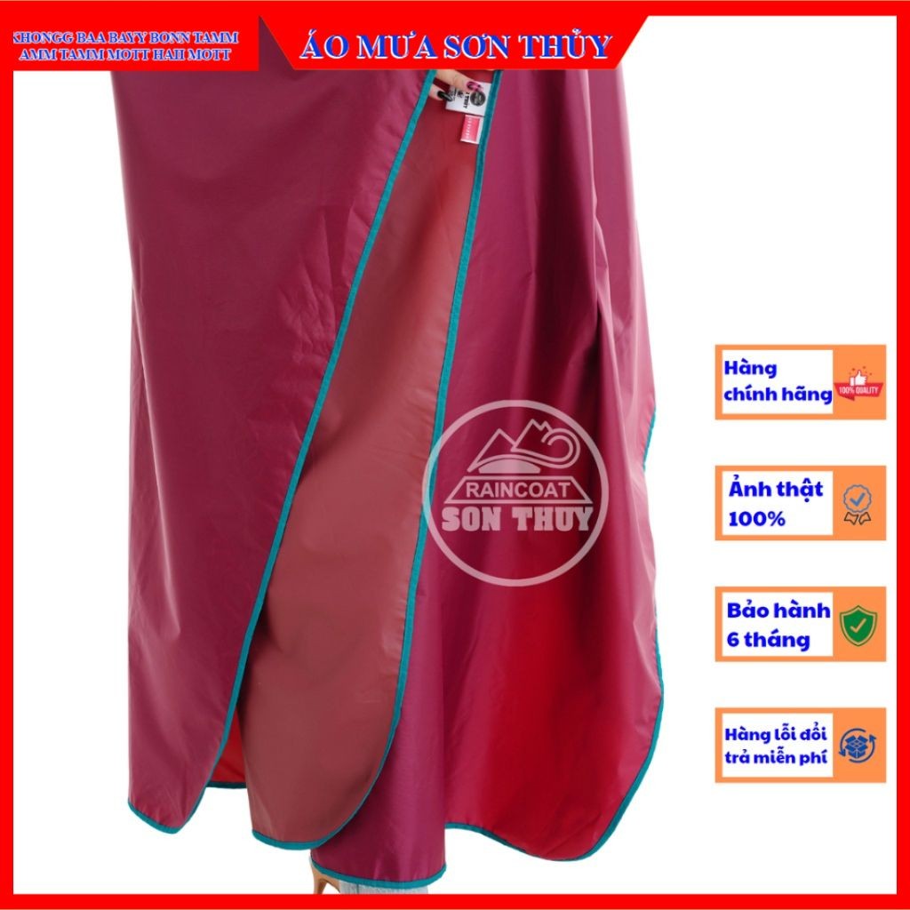 (K27) Áo mưa không kính, không lỗ xỏ gương K27 chính hãng Sơn Thủy, áo mưa siêu nhẹ thời trang cao cấp  aomuasonthuyhn