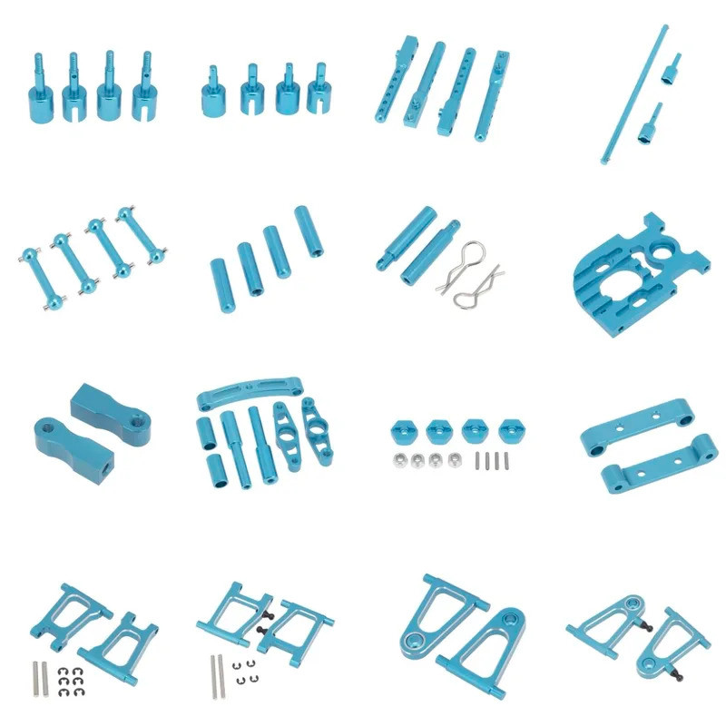 Tamiya TT01 Trọn Bộ Kim Loại Nâng Cấp Phần Bộ Ổ Trục CVD Treo Cánh Tay Diff Cup Lái Hội Cho TT01 1 / 10 RC Xe