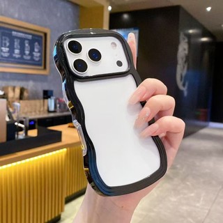 Ốp Điện Thoại Sóng Màu Trong Suốt Acrylic Cứng Ốp lưng Cho iPhone 17 16 15 14 13 12 11 Pro Max 17Air 16E 14 / 15Plus