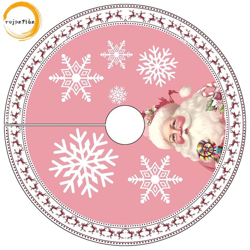 60cm Hồng Cây Giáng Sinh Váy Giáng Sinh Bông Tuyết Ông Già Noel Cây Váy Giáng Sinh Vui Vẻ Trang Trí Chúc Mừng Năm Mới