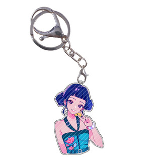Huntr-X Acrylic pendant Kpop Demon Hunters Rumi Mira Zoey Jinu Baby Saja Celine Bobby Keychain Pendant Cartoon
