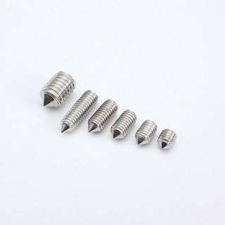 Thép không gỉ 304 Mũi nhọn Cố định Vít M2.5-16 Top Thread Stop Tap End Lục Giác Ổ Cắm Máy Đồng Hồ Vít GB78 ZTFE
