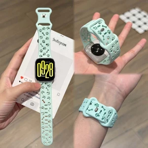 Dây đeo silicon Dog Paw cho Xiaomi Redmi Watch 6 5 4 3 Active Smart Watch Band Thay thế dây đeo đồng hồ cho Redmi Watch 5 Lite Dây đeo cổ tay