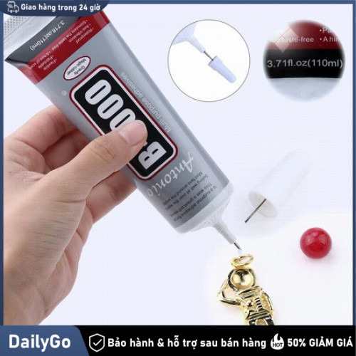 Keo Dán Silicone B7000 Đa Năng Dán Đá Trang Sức, Da, Gỗ, Nhựa, Điện Tử, Mô Hình, Đồ Thủ Công Tiện Dụng