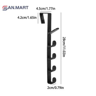 Bigdealssuper 1 Chiếc Móc Cửa Sau Phòng Móc Treo Cửa Quần Áo Giá Trên Cửa Nhựa Nhà Tổ Chức Bảo Quản Móc Túi Giá Siêu