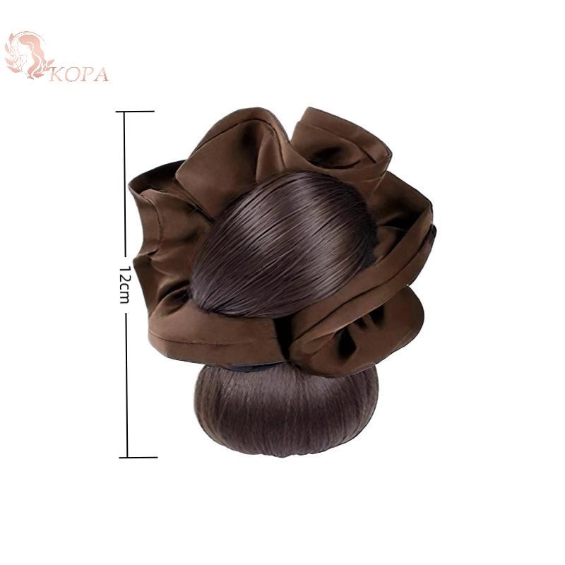 KOPA Low Bun Tóc Giả -In Messy Bun Tóc Thẳng Nối Dài Cho Dễ Dàng Updo Móng Vuốt Tổng Hợp Xộn Tóc Bun Dành Cho Nữ VN