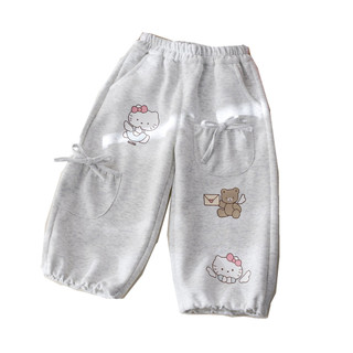 Mùa Thu Phong Cách Mới Bé Gái Thường Ngày Hoạt Hình Dễ Thương In Quần Nỉ Nữ Bé Phong Cách Hàn Quốc Thời Trang Mồ Hôi