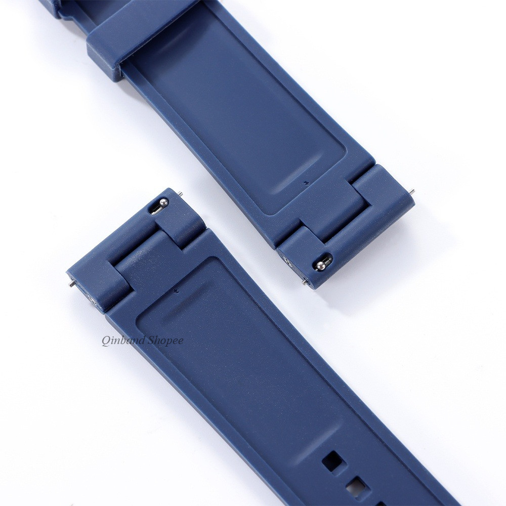 Dây đeo đồng hồ cao su FKM Fluoro cong 2 trong 1 cho Seiko 5 Diver Oyster Arc Flat End Silicone Watchband Sea Master Tuna Samurai 20mm 22mm Vòng đeo tay nam nữ