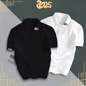 COMBO 2 ÁO THUN POLOMAN VẢI THUN CÁ SẤU POLY THÁI 4 CHIỀU