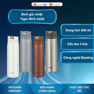 Bình giữ nhiệt Tiger MCX-A502 - 0.5 lít - Giữ nóng lạnh 6H - Hàng chính hãng [Hỏa tốc HCM]