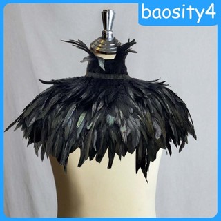 Áo khoác lông giả Gothic quấn vai, phù hợp hóa trang vàwear trong các dịp lễ đặc biệt