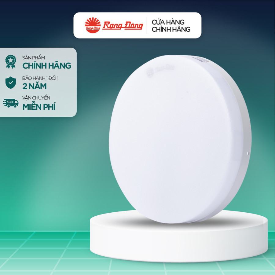 Đèn ốp trần cảm biến Rạng Đông LN12.RAD 220/18W hình tròn, cảm biến ...