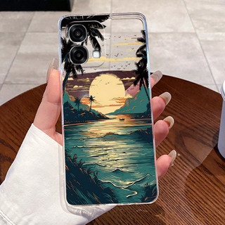 Dành Cho Oppo A6 Pro 5G 4G Ốp Lưng Trong Suốt Sang Trọng Dễ Thương Thỏ Tình Yêu Ngộ nghĩnh TPU Mềm Silicon Ốp lưng OppoA6Pro CPH2781 CPH2799