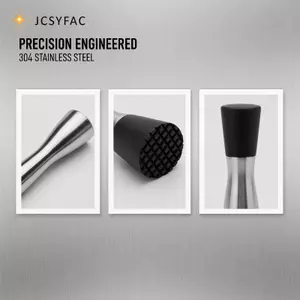 JCSYFAC Thép Không Gỉ Nghiền Đá Búa Đa Năng Popsicle Sti Cotail Swizzle Sti Trái Cây Chanh Muddle Pestle Thanh Dụng Cụ Mới