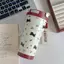 Floral Kitten Design 550ml Dual-DrinkCup, Dung Tích Lớn Di Động 316 Chai Nước MỚI