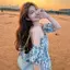 Đầm hoa tay phồng một vai kiểu Pháp Váy đi biển nghỉ mát bên bờ biển