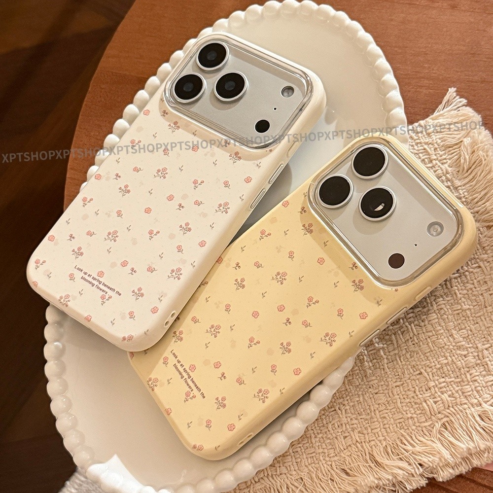 Ốp điện thoại mềm hình hoa cổ điển toàn màn hình cho iPhone 17 Pro Max 16 15 14 13 Vỏ bảo vệ chống sốc