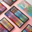 GREA 12 / 24 / 36 / 48PCS Sơn dầu, Pastel dầu dành cho người mới bắt đầu chuyên nghiệp, Đồ dùng nghệ thuật Morandi Macaron đầy màu sắc
