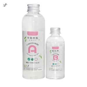 Công cụ keo pha lê âm lượng 2,5: 1 trong suốt Không làm trắng Epoxy 100G