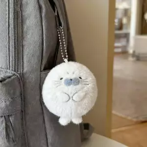 SRVN Hoạt Hình Dễ Thương Mút Cói Búp Bê Mặt Dây Chuyền Sang Trọng Móc Khóa Bapa Dễ Thương Treo Phụ Kiện Trang Trí Quà Tặng.