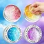 QEARY Bùn pha lê tay chống dính, Đồ chơi đất sét lỏng không độc hại trong suốt không độc hại, pha lê điên rồ trong suốt Co giãn pha lê Bouncy Slime Đồ chơi an toàn cho trẻ em