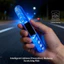 XE MÁY CẢNH BÁO ĐÈN LED Năng Lượng Mặt Trời Nhấp Nháy Đèn Flash Tay Nắm Cửa Chống Trầy Xước Trang Trí Ánh Sáng 1 Cái