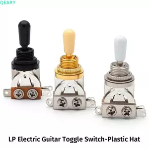 Công tắc Pickup Guitar QEARY, Công tắc tông màu 3 tốc độ Công tắc bật tắt đàn guitar điện tiếp xúc ổn định, Loại mở Lắp đặt dễ dàng Không có tiếng ồn Công tắc bật tắt 3 chiều