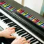 EDIWANY 1 Cuộn Bảng Phấn Biên Giới, Giấy DIY Biên Giới, Đàn Piano Nhạc Sáng Tạo 7.5cm 10Meter Nhãn Dán Trang Trí Thủ Công
