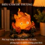 Mô Hình đèn Calcifer Ngọn Lửa Dễ Thương – Tượng Nhựa Resin Trang Trí, Quà Tặng ý Nghĩa Dành Cho Bạn Bè