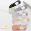 TOPTOOLCX 1 Đôi Tất Thuyền, Miệng Nông Mỏng Thoáng Khí Vô Hình Tất Ngắn, Chống Trơn Trượt Màu Trơn Traceless Ice Silk Tất Cho Mùa Hè