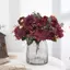 JUIC Retro Silk Rose Real Touch Trang trí máy tính để bàn Trang trí nội thất Đồ thủ công DIY Bó hoa giả